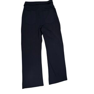 CAbi  Dark Navy Unwind Pant Womens Size Large Quiet Luxury Minimalist Travelcore